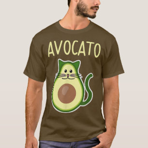 Avocato Cats Avocado Fruit Cat Lover Animal And Pe T-Shirt