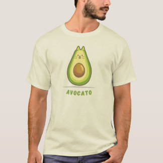 Avocato T-Shirt, Funny Avocado Cat Men's Shirt