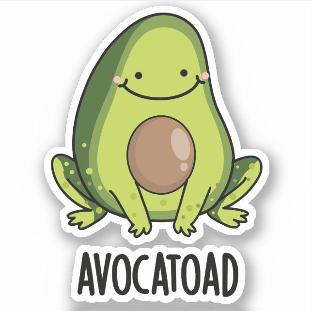 Avocatoad Funny Avocado Toad Pun  (Front)