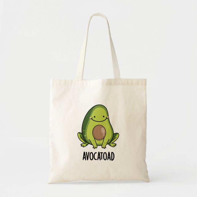 Avocatoad Funny Avocado Toad Pun  Tote Bag (Front)