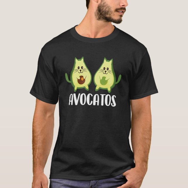 Avocatos - Vegan Animal Cat Lover Pet Owner Veteri T-Shirt (Front)