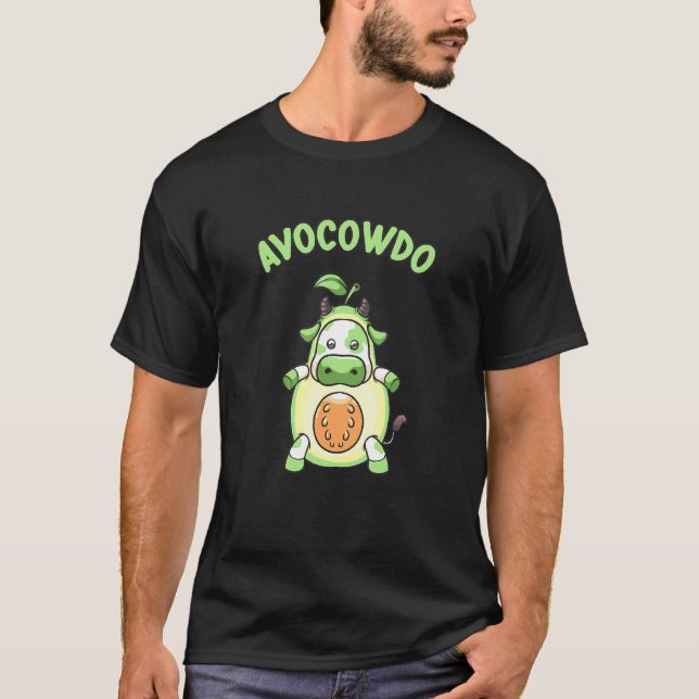 Avocowdo Avocado Cow T-Shirt (Front)