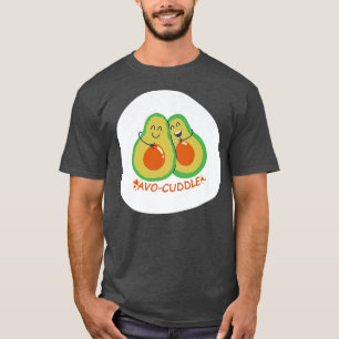 Avocuddle Kawaii Avocado Design Vegan Health Food T-Shirt