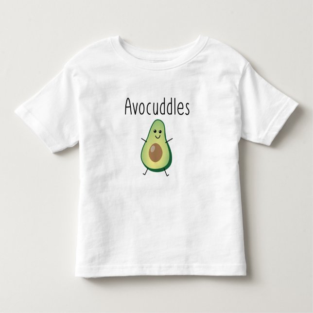 Avocuddles Toddler Ruffle Tee (Front)