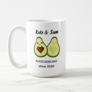 Avocuddling customised couple Mug