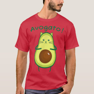 Avogato Avocado Cat Foodie lover T-Shirt