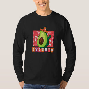 Avogato Cat Avocado Cinco De Mayo T-Shirt