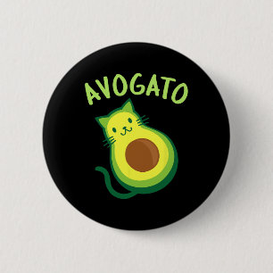 Avogato Cat Avocado - Funny Cinco De Mayo  6 Cm Round Badge
