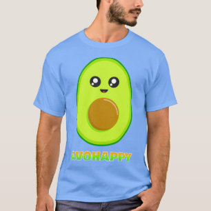 AVOHAPPY funny avocado surfing T-Shirt