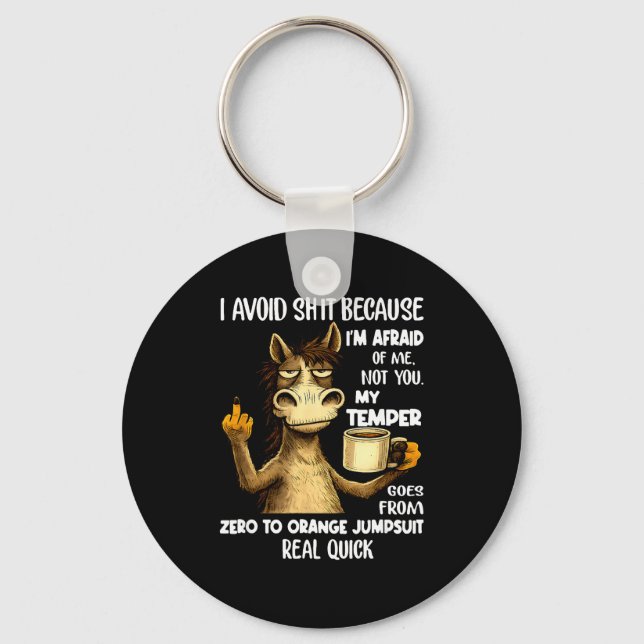 Avoid because afraid of not temper goes key ring (Front)