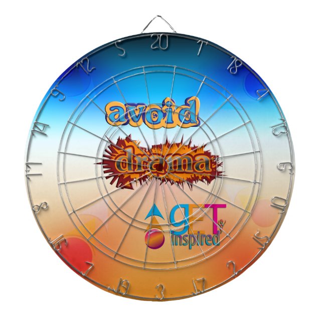 Avoid Drama Dartboard (Front)