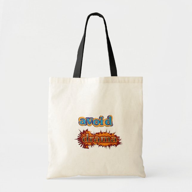 Avoid Drama Tote Bag (Front)