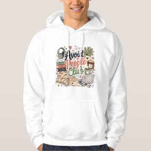 Avoid People Club Cosy Introvert Vibes Hoodie