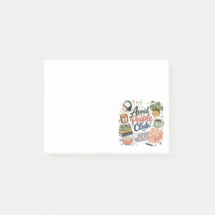 Avoid People Club Cosy Introvert Vibes Post-it Notes