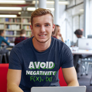 Avoit Negativity Funny Math T-Shirt