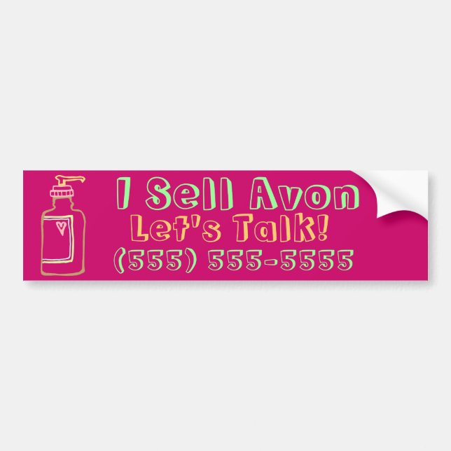 Avon Bumper Sticker (Front)