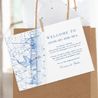 Avon-by-the-sea NJ Navy Wedding Welcome Itinerary