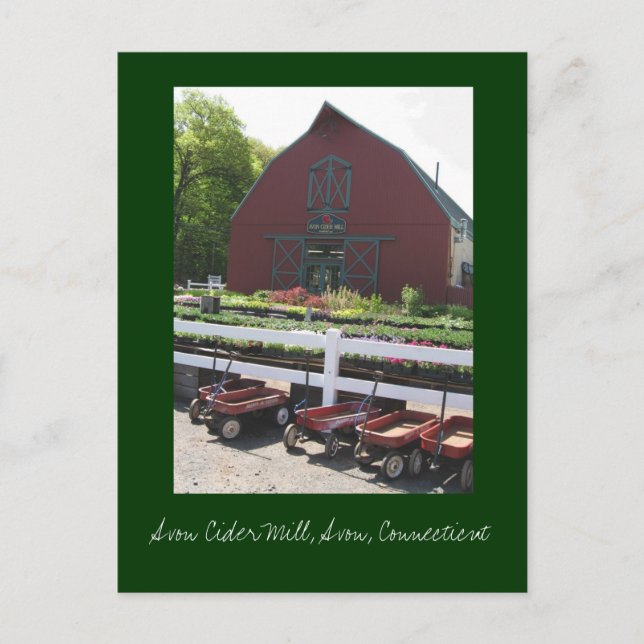 Avon Cider Mill Postcard (Front)