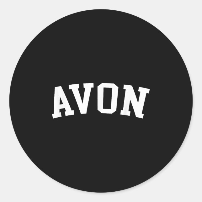 Avon  classic round sticker (Front)