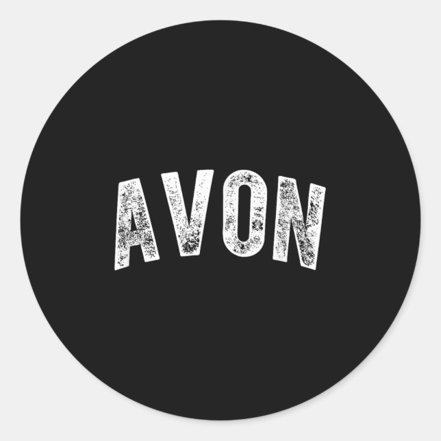 Avon  classic round sticker (Front)