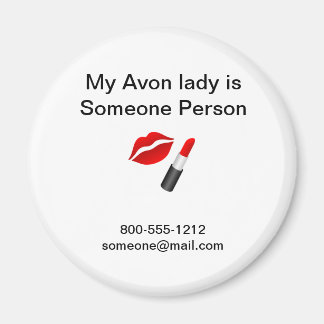 avon lady 3 magnet