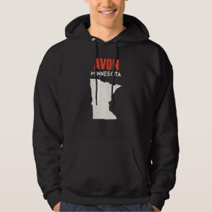 Avon Minnesota USA State America Travel Minnesotan Hoodie