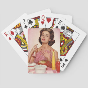 AVON pink vintage looking deck of cards