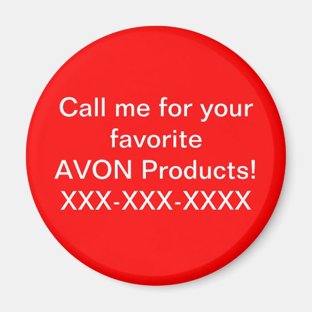 AVON Product Magnet (Front)