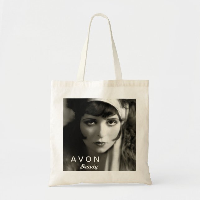 AVON vintage looking budget tote (Front)
