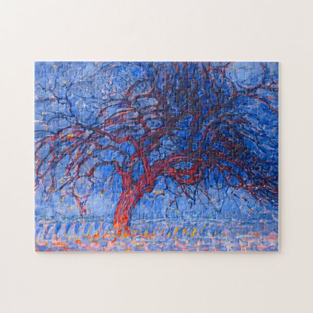 Avond (Evening): The Red Tree - Piet Mondrian - Jigsaw Puzzle (Horizontal)
