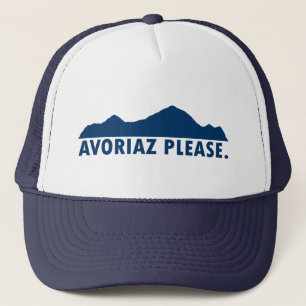 Avoriaz France Please Trucker Hat