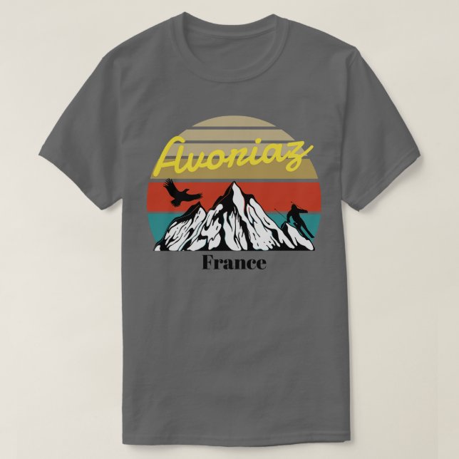Avoriaz ski France 2 T-Shirt (Design Front)