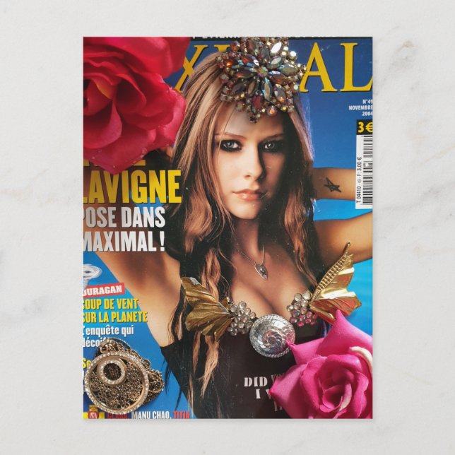 Avril Lavigne Postcard (Front)