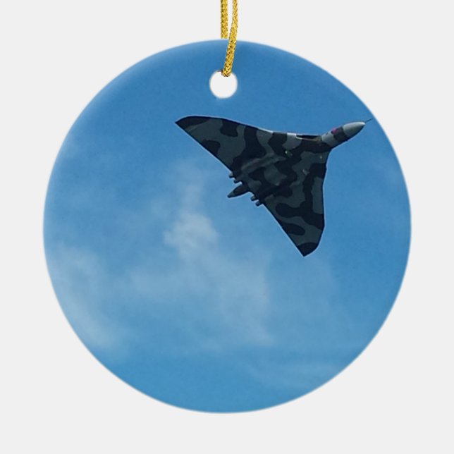 Avro Vulcan Ceramic Tree Decoration (Front)