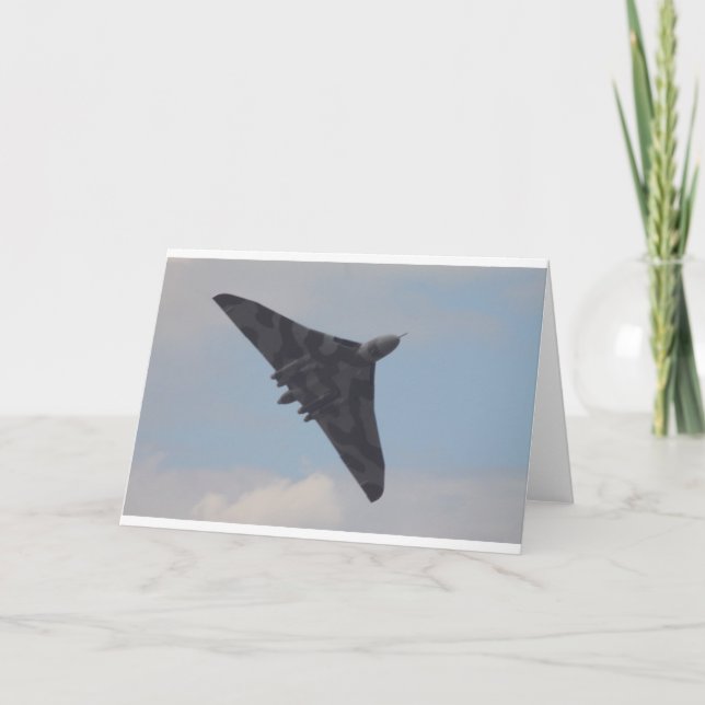 Avro Vulcan XH558 Card (Front)