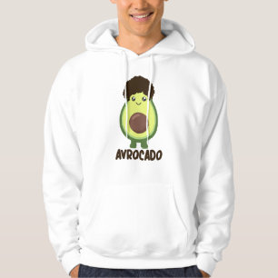 Avrocado Avocado Word Game Funny Food Green Hoodie
