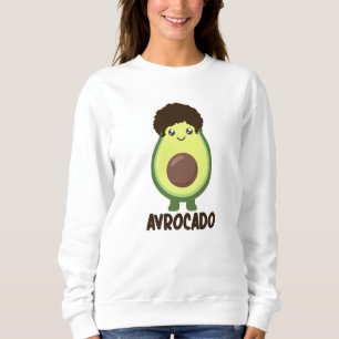 Avrocado Avocado Word Game Funny Food Green Sweatshirt