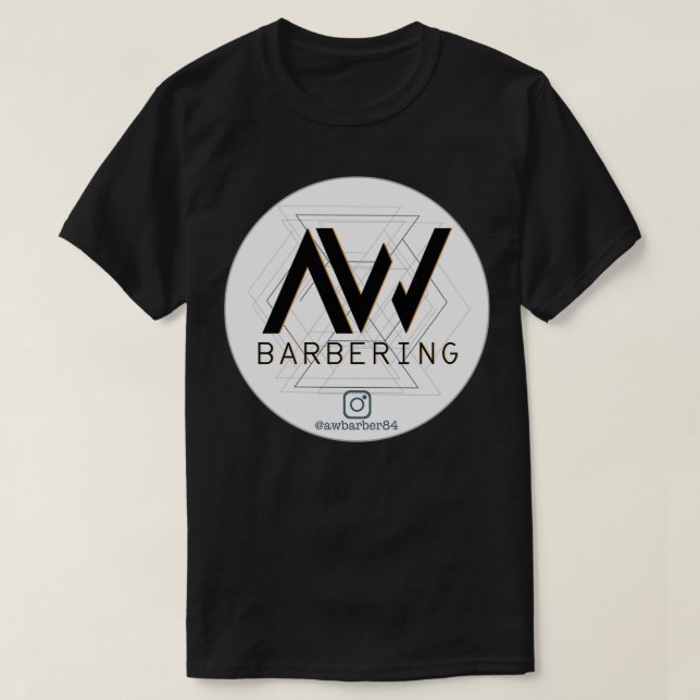 AW Barber Logo T-Shirt (Design Front)