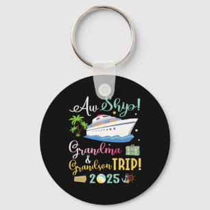 Aw Cruise Ship Grandma And Grandson Trip 2025 Fami Key Ring