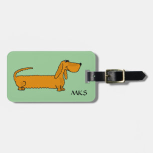 AW- Funny Dachshund Luggage Tag