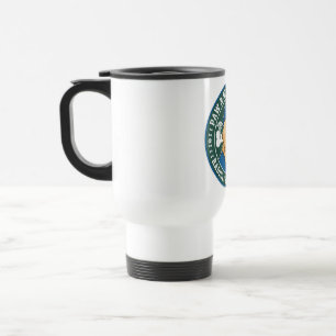aw & Scan Nurses Radiology Alliance - Golden Retri Travel Mug