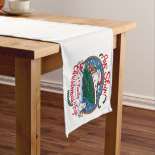 Aw Ship It's A Family Christmas Cruise Trip Short Table Runner