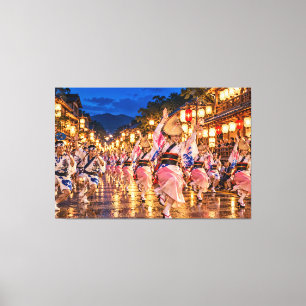 Awa Odori – Japanese Dance Festival Canvas Print
