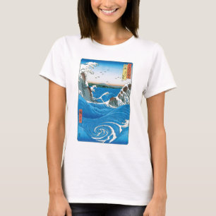 Awa Province, Naruto Whirlpools by Ando Hiroshige T-Shirt