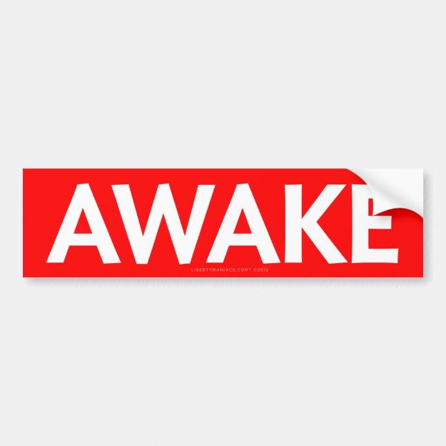 Awake Bumper Sticker (Front)