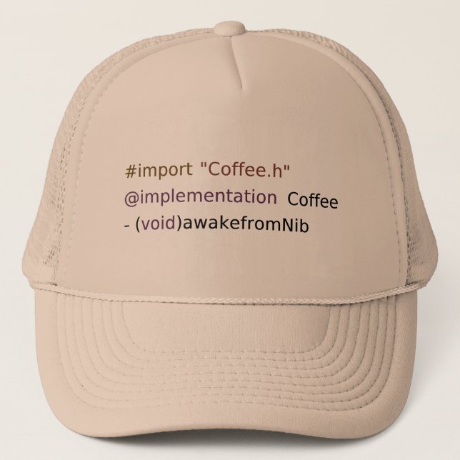 awakefromNib Trucker Hat (Front)