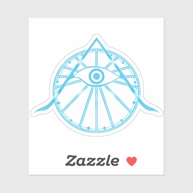 "Awaken" All-Seeing Eye & Sacred Geometry Symbol (Sheet)