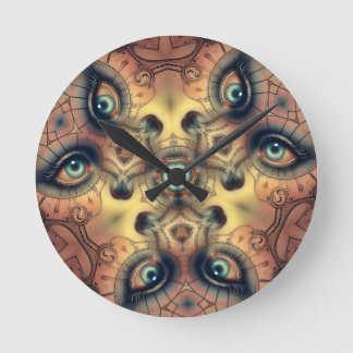 awaken art round clock