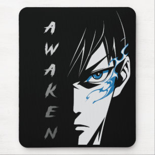 AWAKEN – Half Face Anime  Mouse Pad