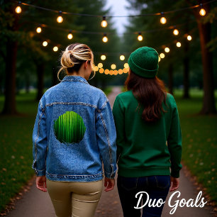 Awaken to the Forest’s Heartbeat Denim Jacket